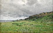 Axel Lindman Coastal Landscape, Normandie oil painting reproduction